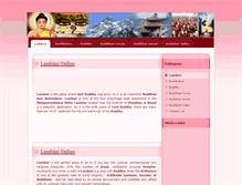 Tablet Screenshot of lumbini.org